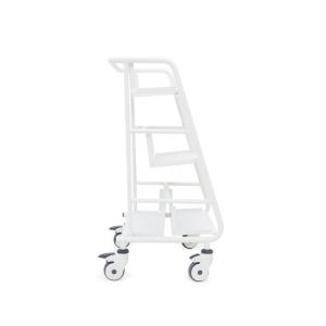 CNC 알루미늄 미니멀 3단 도서관 초경량 북카트 도서 운반 북트럭