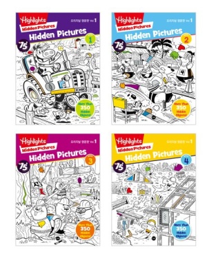 Highlights Hidden Pictures 오리지널 영문판 숨은그림찾기 vol 1 Set(75주년 특별 기념판)