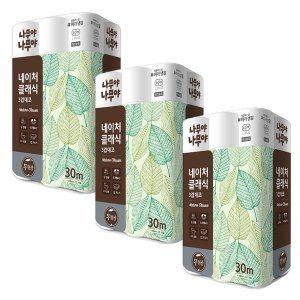 [신세계백화점]나무야나무야 (신세계 규격)(신세계의정부점)미래생활 나무야 나무야 네이처 클래식3겹 데코 30m30롤3팩
