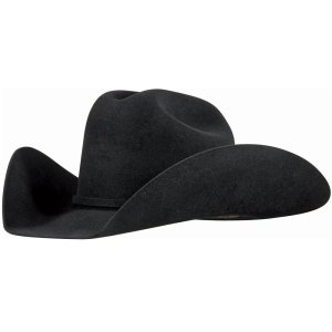 블랙 3X 울 블렌드 Felt 모자 4 Brim 로데오 카우보이 웨스턴 Strait -Texas 모자 Co 7 3 4