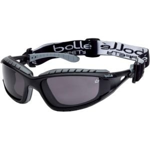 Bolle TRACPSF Tracker Glasses Nylon Frame Anti-Scratch and Fog Lens Black/Smoke