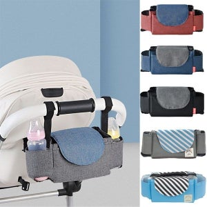 메이커키즈 [보리보리]모던투톤 다용도 방수 유모차 수납정리 가방 204935