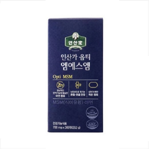 인산가 옵티 <b>엠에스엠</b> 700mg x 360캡슐