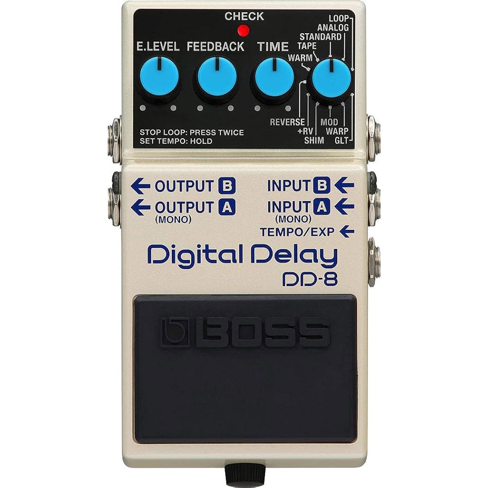 BOSS 디지털 딜레이 이펙트 페달 DD-8