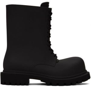 발렌시아가 스테로이드 레이스업 부츠 717807 W0FOI 1000 698289