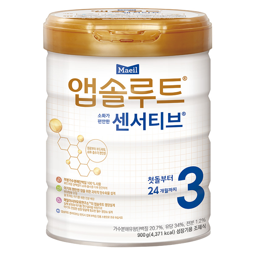 매일 앱솔루트 센서티브 1단계 450g, 1캔 [리뉴얼]