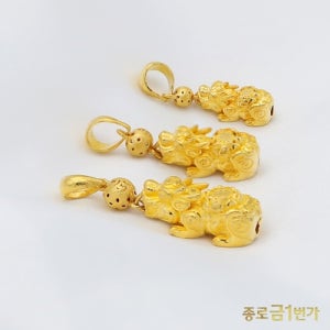 종로금1번가 순금 펜던트 비휴  3.75g