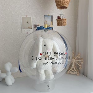 무료배송⭐️입점기념 특가 토끼인형 백일풍선 생일풍선, 말랑풍선