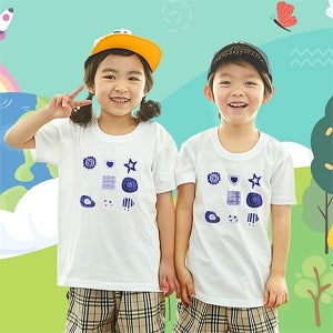 아트티셔츠 반팔 - 오늘의날씨 (9색) 여름성경학교 단체티셔츠 어린이티셔츠 교회티셔츠