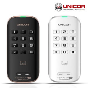 유니코 락커문용 디지털도어락 L300 카드키(옵션) 번호키 락카키 개인사물함 보안택배함 캐비넷 탈의실 캐비닛 도어록