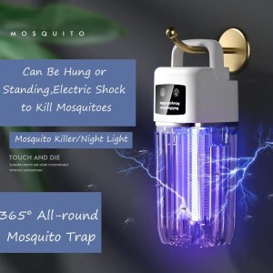 모기퇴치기 야영 모기 죽이는 램프 Uv 360 육체적인 구충제 유혹 옥외 휴대용 Usb 위탁 아기 곤충 자 밤 빛