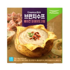 풀무원 브런치수프 베이컨 포테이토크림수프 180G
