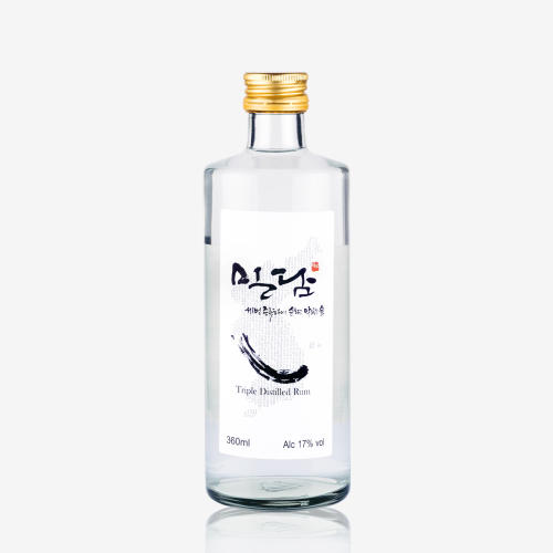 착한농부 밀담 40도 700ml 단품 단수수 3번증류 럼 럼주 국산럼주 화이트럼 전통소주