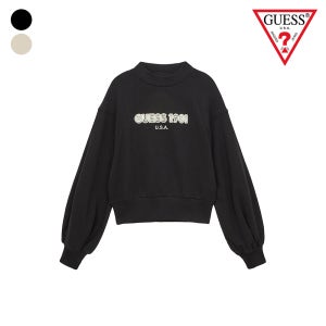 게스 본사 W3RQ06KBK30 GUESS 엠보로고 라글란 MTM YN1K5300