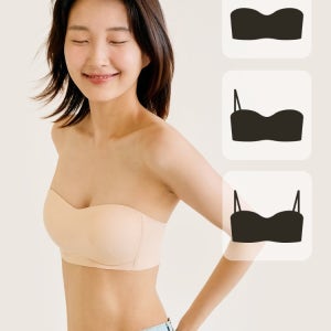 쉬어 브라 오프숄더 논슬립
