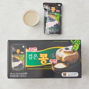 [삼육두유] 검은콩 두유 파우치 (190mL X 20개)