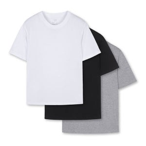 공용) 코튼 베이직 반팔 티 3PACK