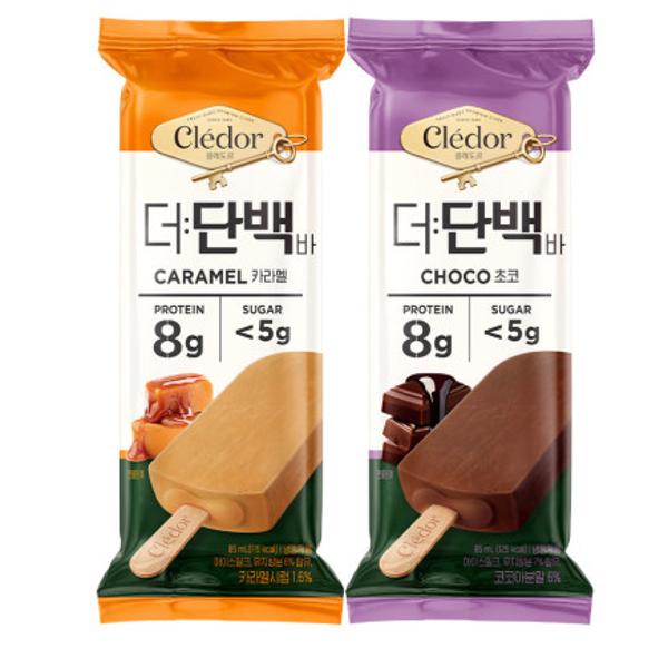끌레도르 더단백바 카라멜 제품 이미지