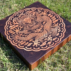 곤룡포 문양 엔드그레인 도마, 에이블우드