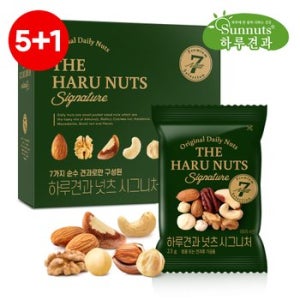 [바로배송][5+1][하루견과]하루견과넛츠시그니처23gX60입케이스/선물용/하루견과,견과류,프리미엄,시그니처