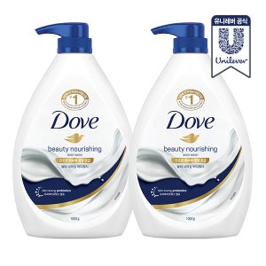 도브 뷰티너리싱 바디워시 1L 2개