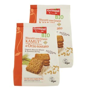 제르미날 바이오 카무트 보리 토스트 쿠키 250g 2팩 Germinal Bio Biscotti Kamut e Orzo Tostato