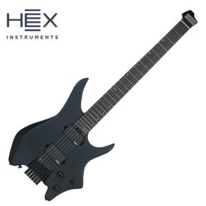 헤드리스 기타 출시! [소량추가입고!] HEX 헥스 일렉기타 N400 S/BK (Satin Finish Black)