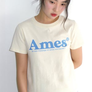 [아메스 월드와이드] BASIC LOGO TEE IVORY AM2EMUT510AIV