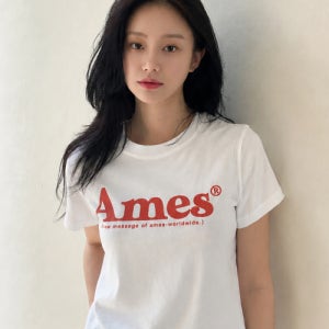 [아메스 월드와이드] BASIC LOGO TEE WHITE AM2EMUT510AWH