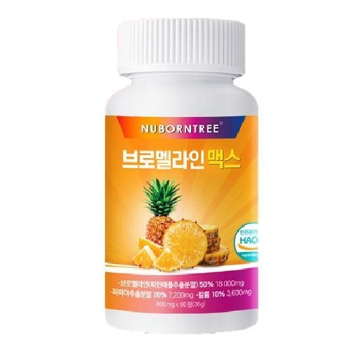 뉴본트리 <b>브로멜라인</b> 맥스 600<b>mg</b> x 60정
