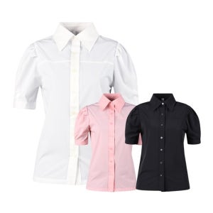 430골프 럭스골프 여성 셔링 반팔 골프셔츠 LB4M614W