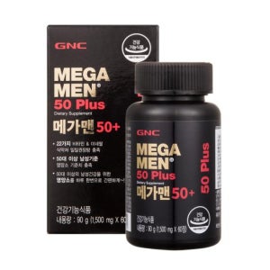GNC 메가맨 50+ (1,500mg X 60정)