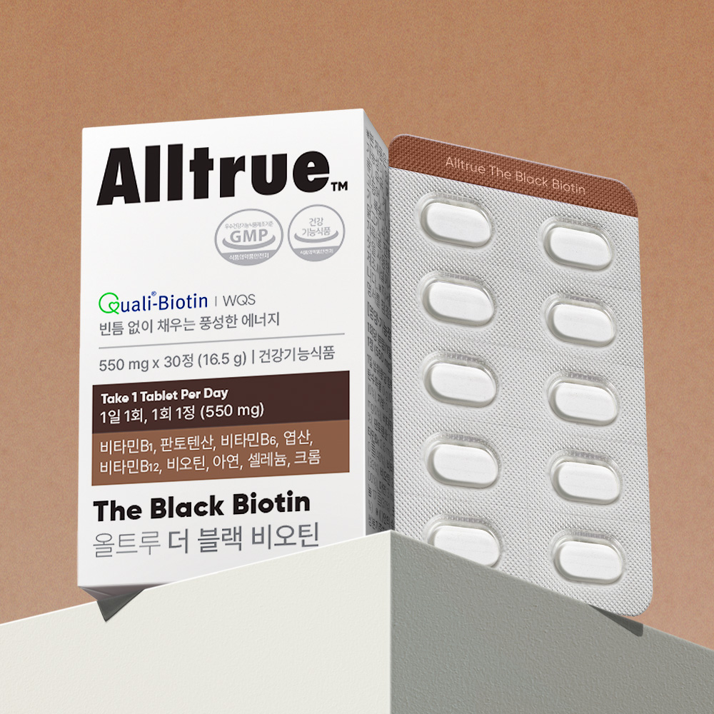 올트루 더 블랙 <b>비오틴</b> 550mg x 30캡슐