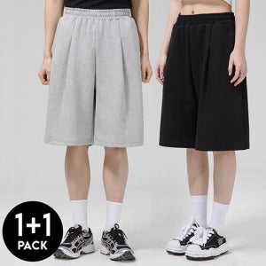 [2pack] 그랜피니 어센틱 원턱 버뮤다 반바지