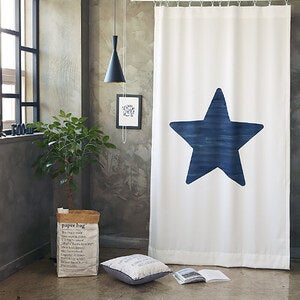 빛차단 암막커튼 빅스타 130X230cm 디지털프린팅 긴창커튼 현관 가리개 베란다 가림막