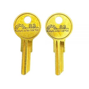 Pair of Replacement Keys for Staples Office Max Depot and Other Desk File Cabinet Cubicle Equipment