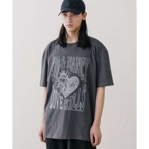 바스틱 VASTIC 러브 킬스 티셔츠 차콜 Love Kills T-Shirts Charcoal 274104