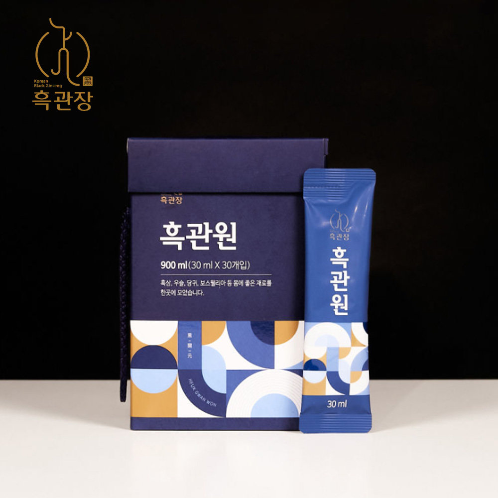 홈쇼핑 흑관장 흑관원 구증구포 흑삼 진액 스틱 효능 진세노사이드 30포