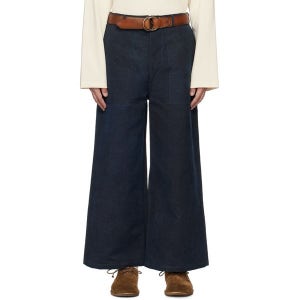 Aviva Jifei Xue 긴바지 INDIGO SUMI SS24 BP IS 남성 241201M186000