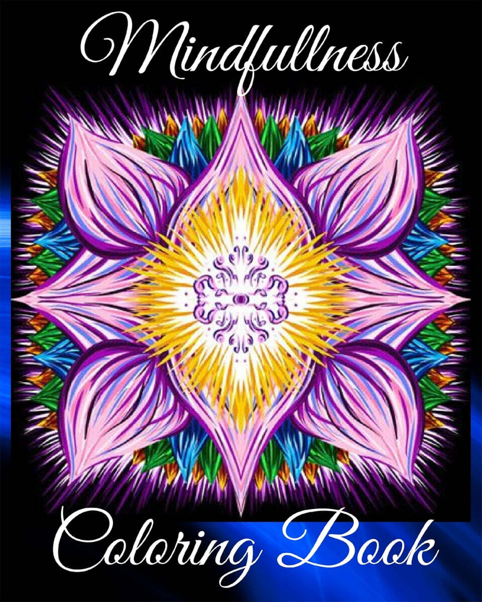 Mindfullness Coloring Book (Anti-Stress Art Relaxing Therapy for Adults with Flowers, Trees, Horses)