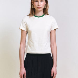 르수기아뜰리에 Script Logo T-Shirts (White)