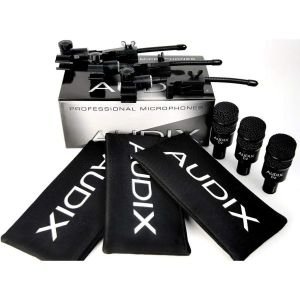 킥 드럼 탐스 베이스 악기를 위한 Audix D2 Trio Dynamic Microphone 3pack