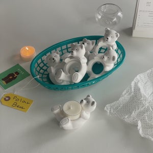 귀여움 가득 도리도리곰 티라이트 홀더 🐻, 디디디아이