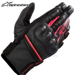 알파인스타장갑STELLA PHENOM LEATHERSHORT GLOVES- black/diva pink -