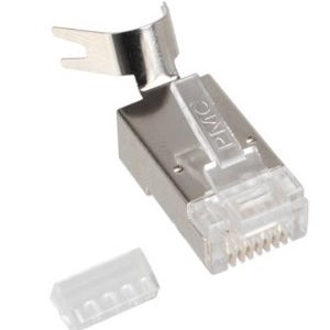 [PLUG MASTER] 플러그마스터 RJ-45 커넥터, CAT.7 STP, 8P8C, P8-069N [투명/100개]