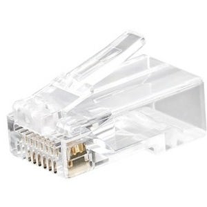 [PLUG MASTER] 플러그마스터 RJ-45 커넥터, CAT.6 UTP, EZ 플러그(클리어), P8-007-48 [투명/100개]