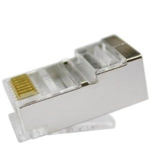 [PLUG MASTER] 플러그마스터 RJ-45 커넥터, CAT.5E STP, P8-005S [메탈/100개]