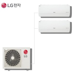 LG전자 LG 벽걸이 에어컨 1등급 2in1 시스템 멀티형 10평 2대 아파트 주거용 기본설치비포함 대구/경북설치