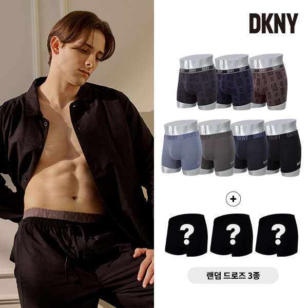 DKNY 남성 드로즈팬티 3매