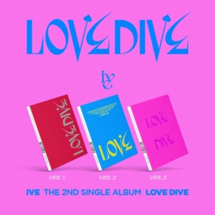 에이치투미디어 3종 SET IVE 아이브 - 싱글 2집 LOVE DIVE